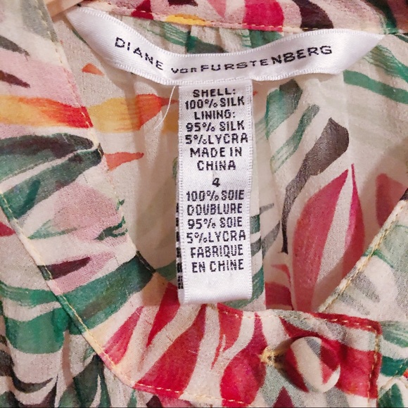 DIANE VON FURSTENBERG silk sleeveless top 4 - Picture 3 of 6